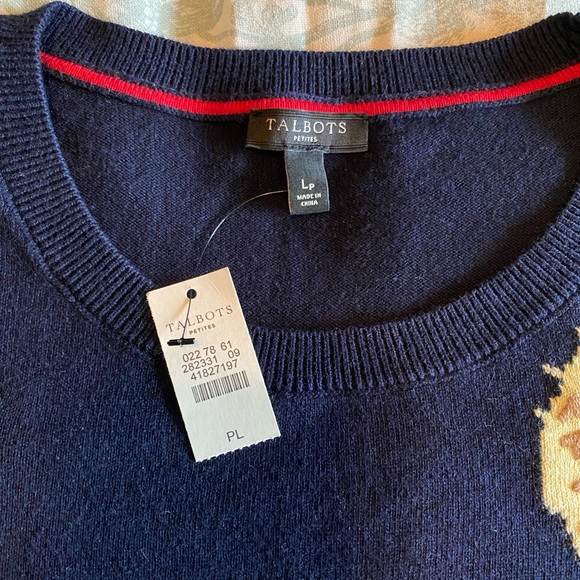 Talbots Petite Sweater with Fruit Motif - Picture 8 of 10